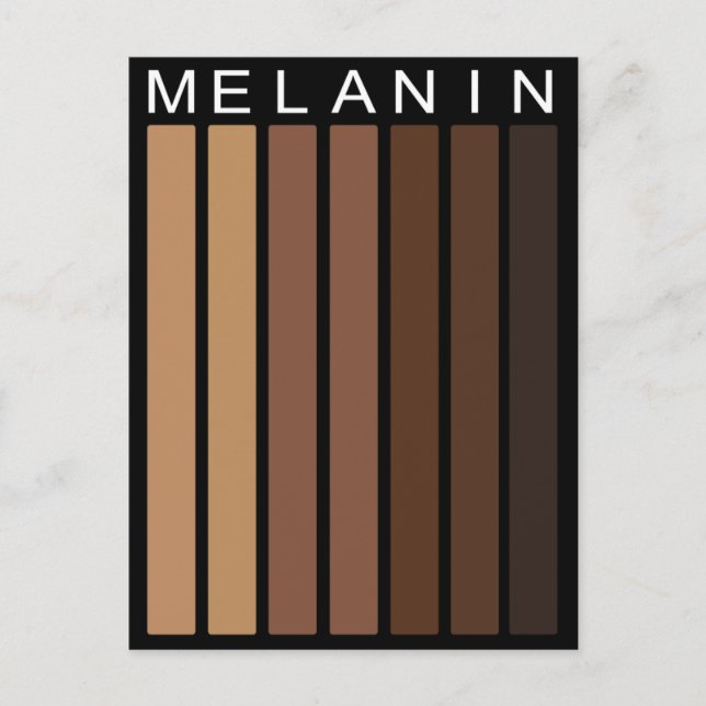 Melanin Shades Postkarte (Vorderseite)