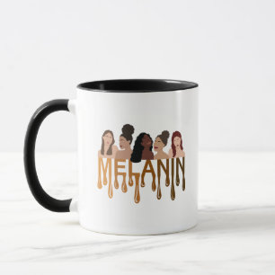 Melanin-Shades   Tasse zur Stärkung der Rolle der