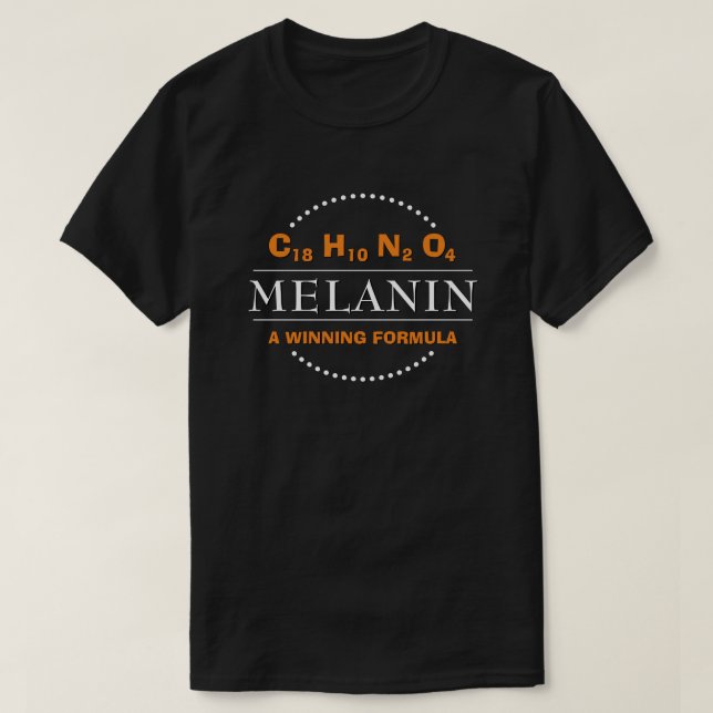 MELANIN-Siegerformel T-Shirt (Design vorne)