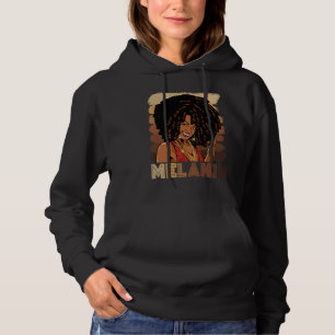 Melanin Stolz Schwarze Geschichte Königin BHM BLM Hoodie