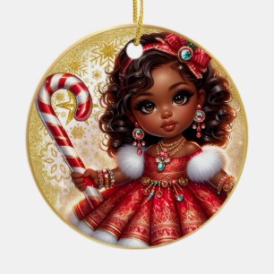 Melanin Süsse Keramik Weihnachtsfeierlichkeiten Keramik Ornament