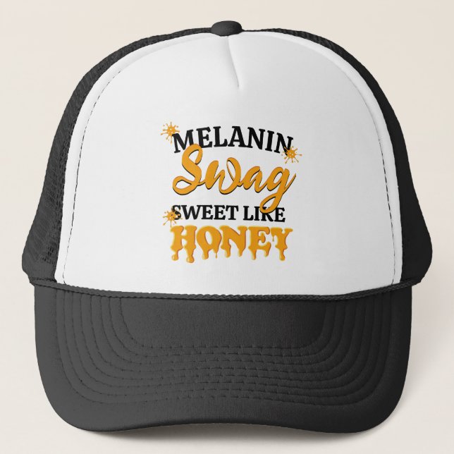 MELANIN Sweet like Honey Truckerkappe (Vorderseite)