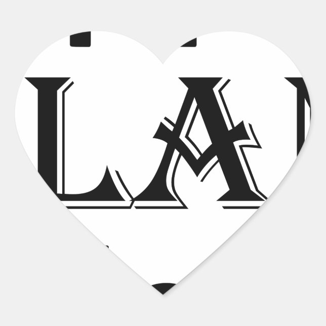 Melanin- und Honigwurzel Herz-Aufkleber (Vorderseite)