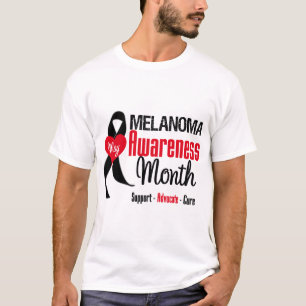 Melanom-Bewusstseins-Monats-Schmutz-Band T-Shirt