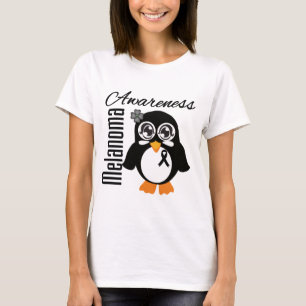 Melanom-Bewusstseins-Pinguin T-Shirt