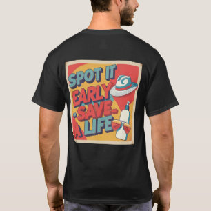 Melanom-Bewusstseins-T-Shirt – Früherkennung T-Shirt