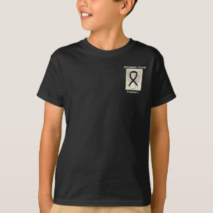 Melanom Cancer Awareness Ribbon Angel Custom T-Shi T-Shirt
