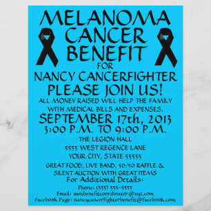 Melanom Cancer Benefit Flyer