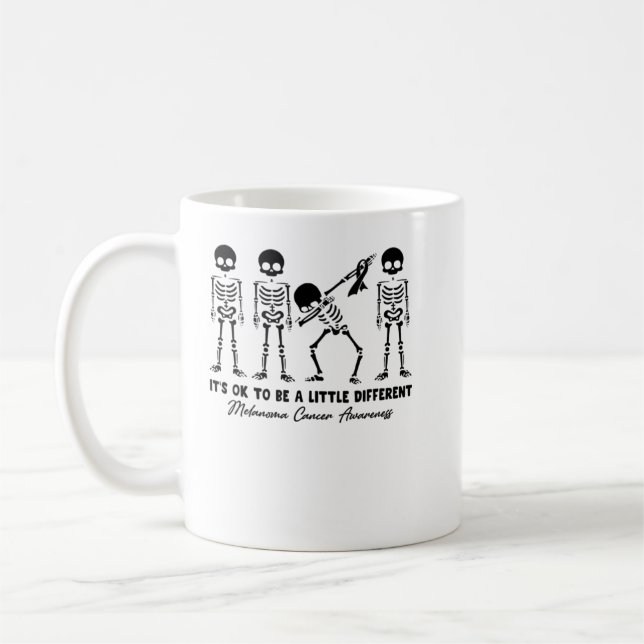 Melanom-Krebsbewusstsein Es ist gut, ein bisschen  Kaffeetasse (Links)