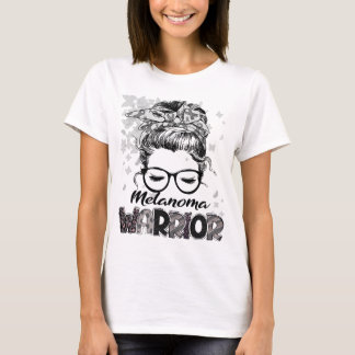 Melanom-Kriegerin Frauen Mädchen Überlebende T-Shirt