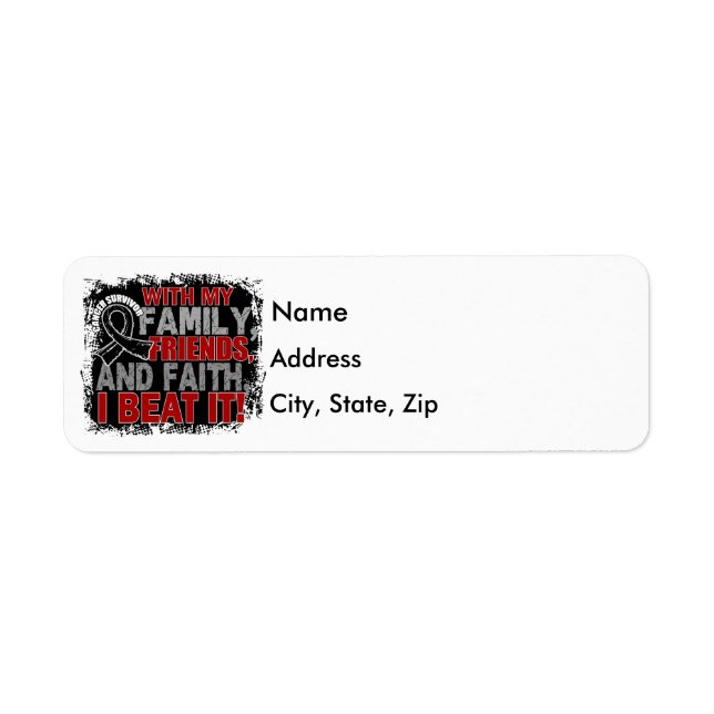Melanoma Survivor Family Friends Faith (Vorne)