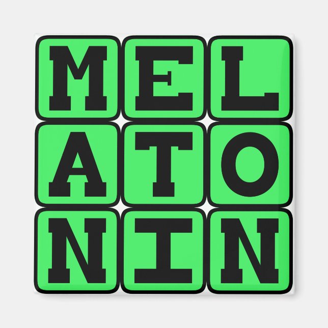 Melatonin, Schlafhilfe Magnet (Vorne)