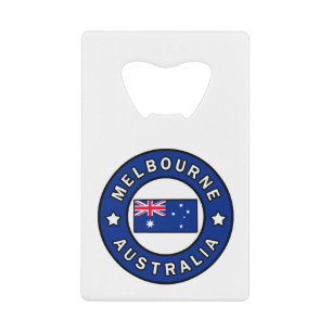 Melbourne Australia Geldbeutel Flaschenöffner