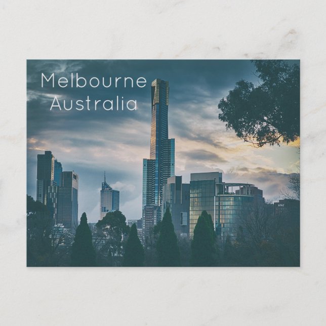 Melbourne Australia Postkarte (Vorderseite)
