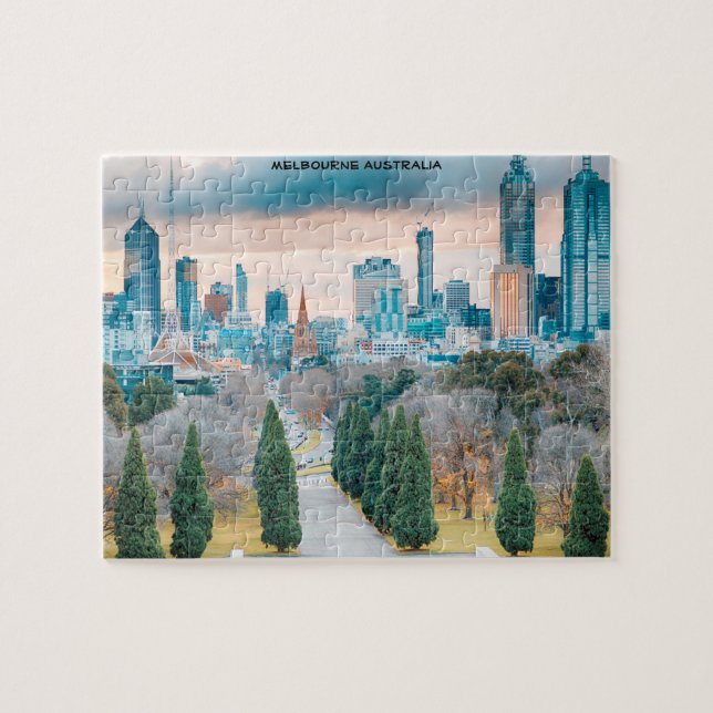 Melbourne Australia Puzzle (Horizontal)