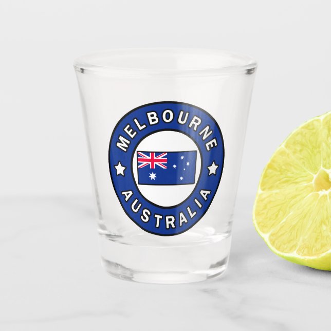 Melbourne Australia Schnapsglas (Vorderseite)