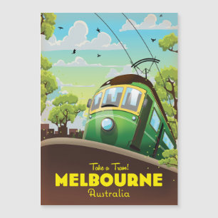 Melbourne Australia Tram Magnetkarte
