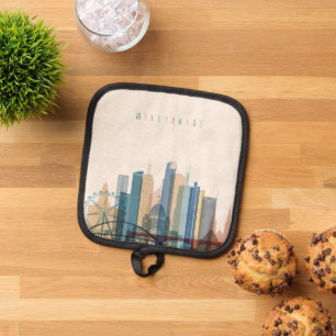 Melbourne, Australien City Skyline Topflappen