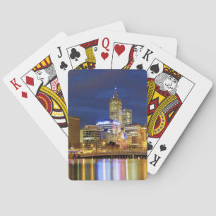 Melbourne, Australien. Der Blick auf die 2 Spielkarten