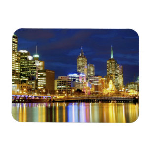 Melbourne, Australien. Die Aussicht auf die 2 Magnet