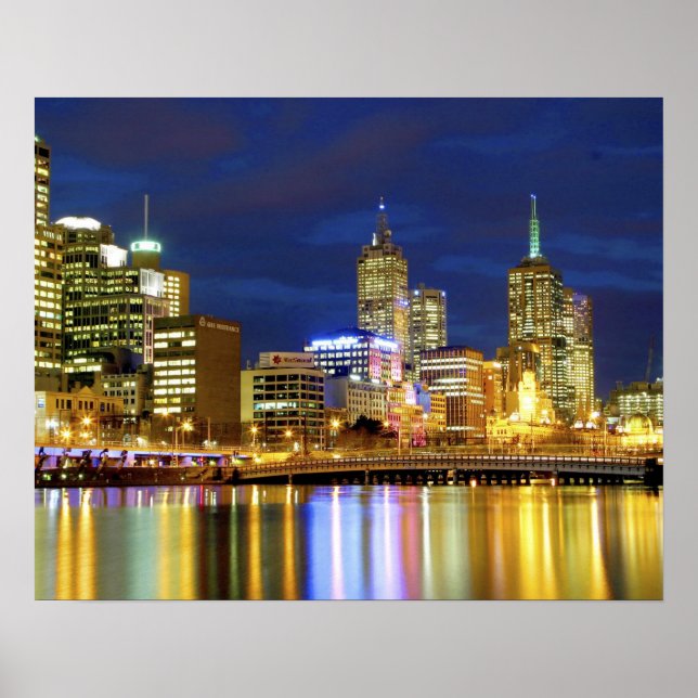 Melbourne, Australien. Die Aussicht auf die 2 Poster (Vorne)