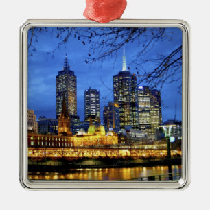 Melbourne, Australien. Die Aussicht auf die Umgebu Ornament Aus Metall