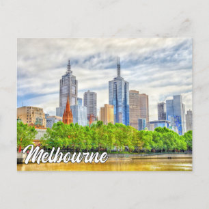 Melbourne, Australien Postkarte