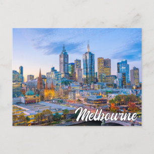 Melbourne, Australien Postkarte