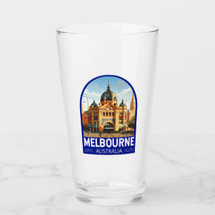 Melbourne Australien Reise Kunst Vintage Glas