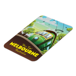 Melbourne Australien Straßenbahn  Magnet