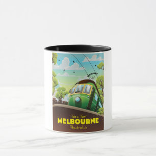 Melbourne Australien Straßenbahn Tasse