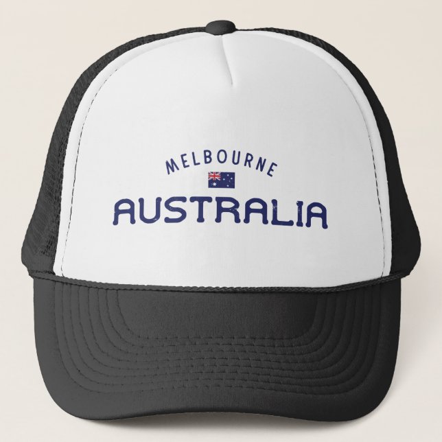 Melbourne Australien Truckerkappe (Vorderseite)
