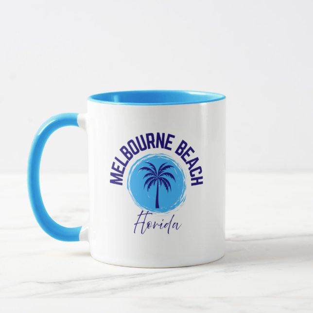 Melbourne Beach Florida Kaffeetasse (Links)