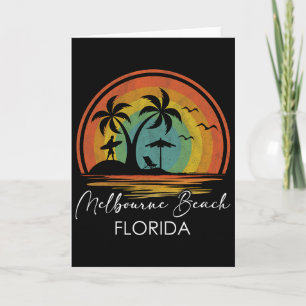 Melbourne Beach Florida Sommerurlaub Tropisch S Karte