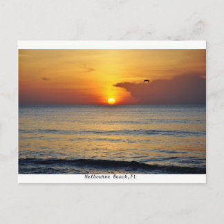 Melbourne Beach, Florida Sunrise Postkarte