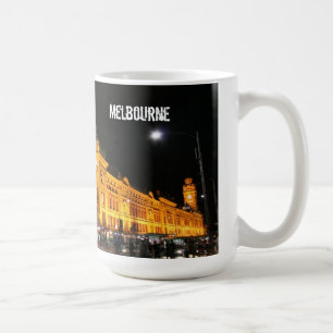 Melbourne City by Night - Tasse