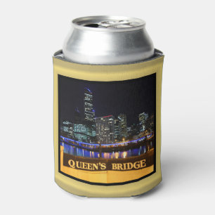 Melbourne City Lights Queen's Bridge Souvenir Dosenkühler