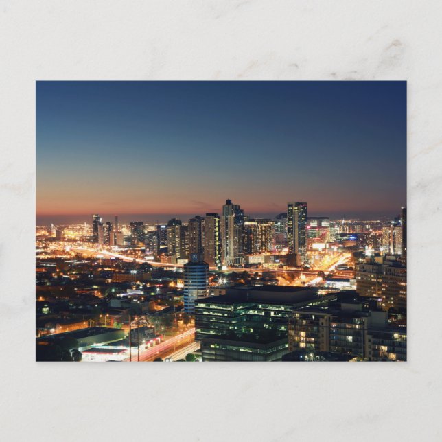 Melbourne City Postkarte (Vorderseite)