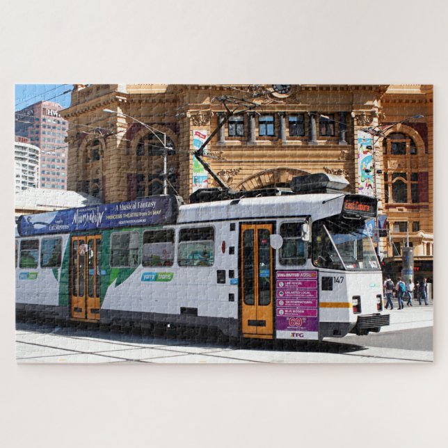 Melbourne City tram, Victoria, Australien 2 Puzzle (Horizontal)