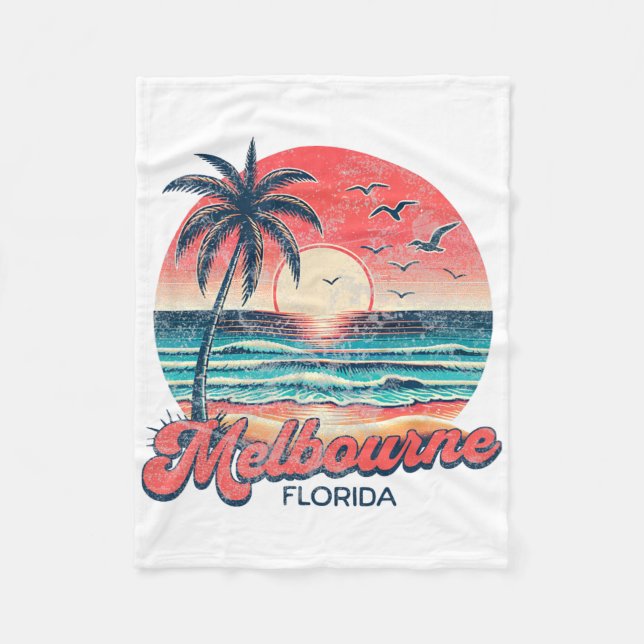 Melbourne Florida  Fleecedecke (Vorderseite)