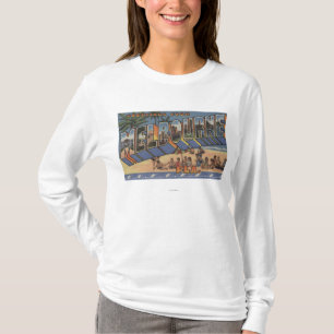 Melbourne, Florida - große Buchstabe-Szenen T-Shirt