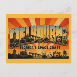 Melbourne Florida Space Coast Historische Flusssta Postkarte