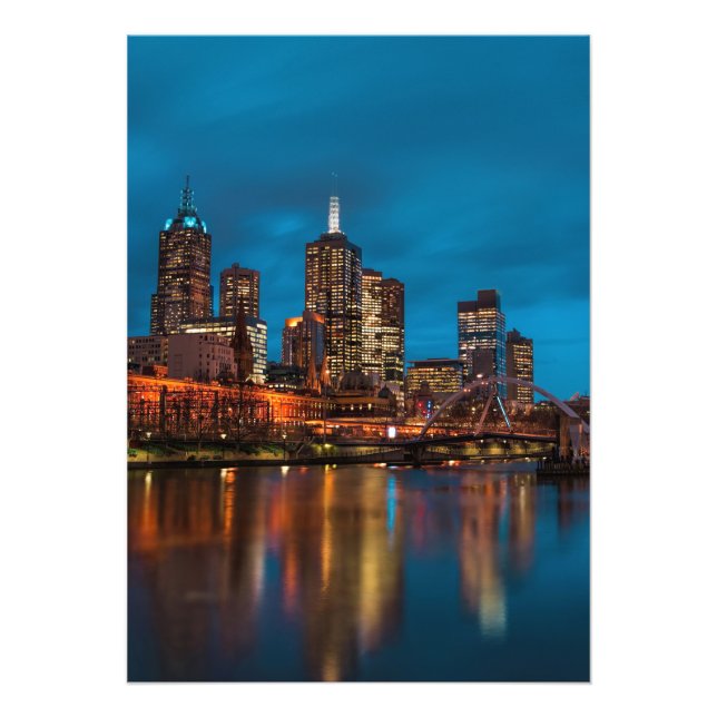 Melbourne Fotodruck (Vorne)