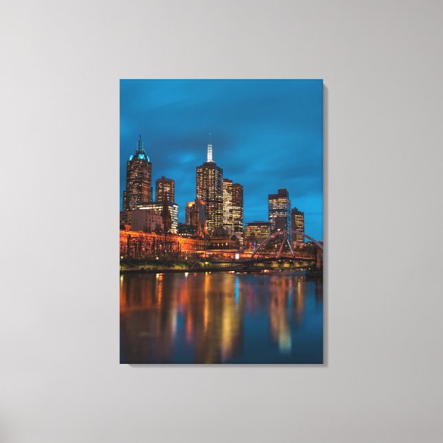 Melbourne Leinwanddruck (Vorderseite)