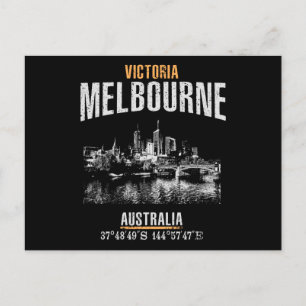 Melbourne Postkarte