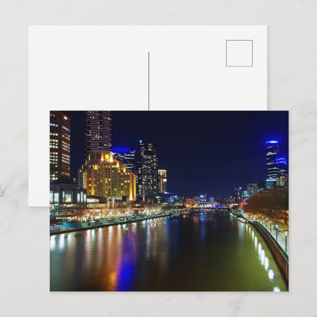Melbourne Postkarte (Vorne/Hinten)