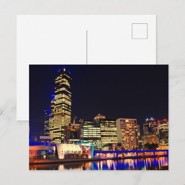 Melbourne Postkarte (Vorne/Hinten)