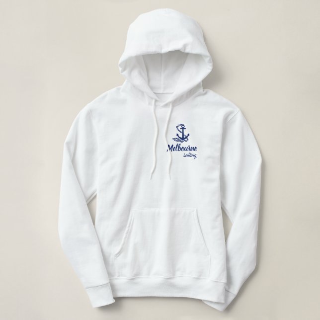 Melbourne Sailing — Seestyle Hoodie (Design vorne)