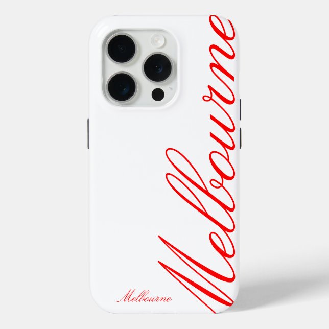 Melbourne - schönes iPhone Case (Rückseite)
