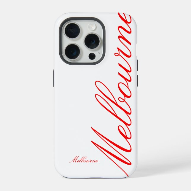 Melbourne - schönes iPhone Case Hülle (Rückseite)